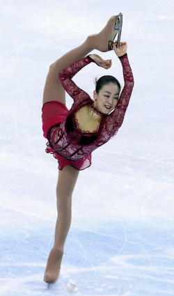▲ 프리스케이팅을 연기 중인 아사다 마오 ⓒ 뉴데일리