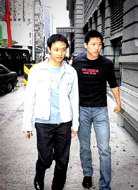 ▲ 생전의 장국영과 당학덕 ⓒ 자료사진