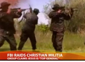 ▲ ‘허터리’ 민병대원들의 군사훈련 장면 ⓒ ABC 캡처