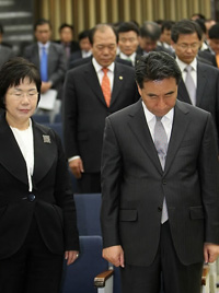 ▲ 민주당 의원총회 한 장면 ⓒ연합뉴스