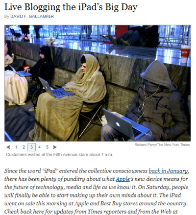 ▲ '아이패드 빅데이' ⓒ 뉴욕타임즈 보도 캡쳐
