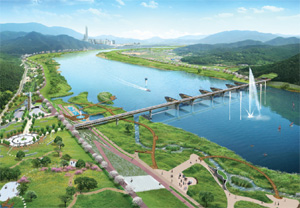 ▲ 달성보 조감도 ⓒ 뉴데일리