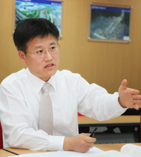 ▲ 이포보 설계한 동부엔지니어링 박기환 상무.ⓒ뉴데일리