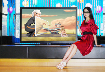 ▲ 하루에 245대씩 팔리는 삼성전자 풀HD 3D LED TV. ⓒ 뉴데일리