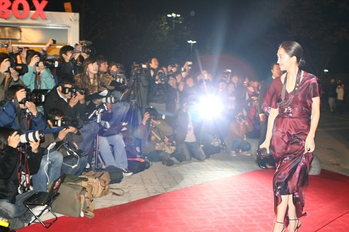 ▲ 지난해 6월 대종상영화제에서 여우주연상을 수상한 배우 수애가 레드카펫 입장을 하고 있다. ⓒ 뉴데일리