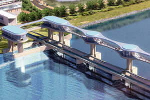 ▲ 죽산보 조감도ⓒ 뉴데일리