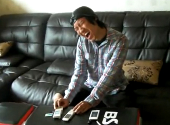 ▲ '똥폰남' UCC&nbsp;ⓒ&nbsp;캡쳐화면