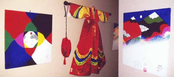 ▲ 김정作 LA아리랑90.5X90.5cm. 2006作, 美&lsquo;캄&rsquo;소장(所藏) ⓒ 뉴데일리