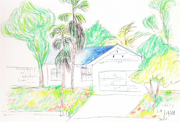 ▲ 김정作 LA아리랑90.5X90.5cm. 2006作, 美&lsquo;캄&rsquo;소장(所藏) ⓒ 뉴데일리