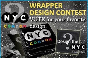 ▲ 뉴욕시의 콘돔 디자인 콘테스트 포스터. ⓒ 뉴데일리