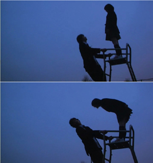 ▲ 좌-키타노 키이, 우-오카다 마사키