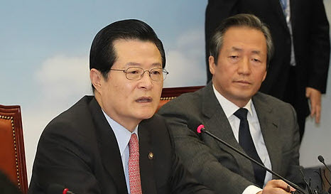 ▲ 허태열 한나라당 최고위원(왼쪽) ⓒ연합뉴스