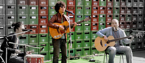 ▲ '우주히피'의 공연 모습 ⓒ 김상엽 기자 