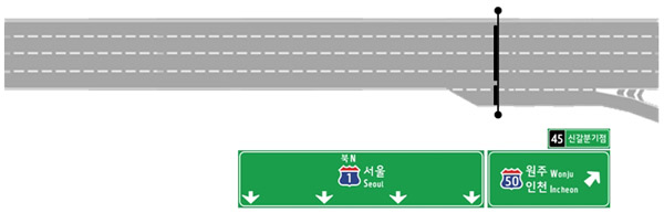 ▲ 왼쪽이 기존 표지판, 오른쪽이 새 표지판 ⓒ 뉴데일리