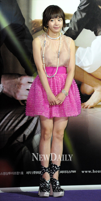 ▲ 3일 영화 '하녀' 언론시사회에 참석한 배우 서우 ⓒ 김상엽 기자