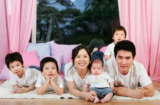▲ 김지선 가족 사진