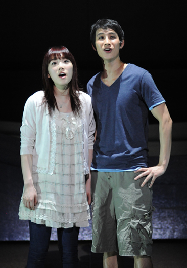 ▲ 뮤지컬 '태양의 노래'에서 함께 공연중인&nbsp;태연(좌)과 고준식(우)&nbsp;ⓒ&nbsp;서울시뮤지컬단