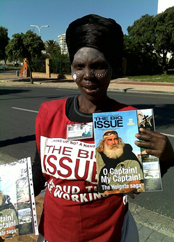 ▲ 노숙자들이 거리에서 '빅이슈'을 판매하고&nbsp;있다&nbsp;ⓒ 뉴데일리