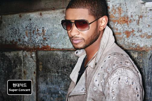 ▲ 7월 첫 내한공연을 확정지은 미국의 R&B 스타 어셔(Usher) ⓒ 현대카드