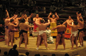 ▲ 스모의 경기시간은 길게 잡아 평균 20초 이내가 아닐까 싶다. ⓒ 뉴데일리