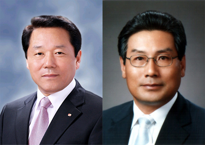 ▲ 한국전력공사&nbsp;김우겸 부사장(좌)과&nbsp;허엽 건설본부장(우)&nbsp;ⓒ 뉴데일리