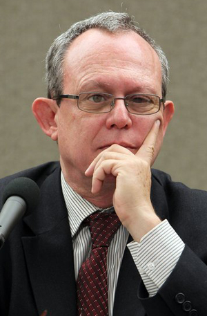 ▲ 17일 프레스센터에서 열린 '한국 표현의 자유 실태 조사결과' 기자회견에 참석한 프랭크 라뤼 유엔 의사표현의 자유 특별보고관 ⓒ&nbsp;연합뉴스