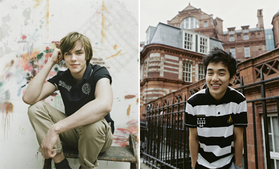 ▲ 니콜라스 홀트(좌)와 유승호(우) ⓒ 코스모폴리탄&빈폴