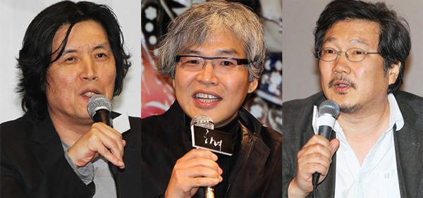 ▲ CJ CGV '대한민국 대표감독 3일 3색전'(왼쪽부터 이창동, 임상수, 홍상수 감독) ⓒ 연합뉴스