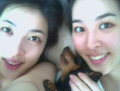 ▲ 한무영(좌), 한혜진 자매.