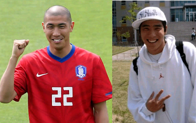 ▲ (왼쪽부터)차두리 선수와 그의 동생 차세찌 군 ⓒ 자료사진