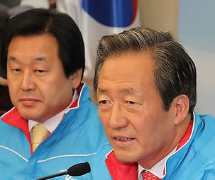 ▲ 한나라당 정몽준 대표(오른쪽) ⓒ연합뉴스 