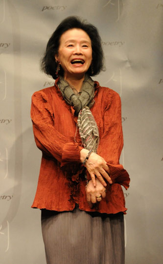 ▲ 영화 '시' 공식 기자회견에 참석한 윤정희 ⓒ 박지현 기자 