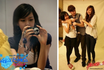 ▲ 닉쿤과 여동생들.