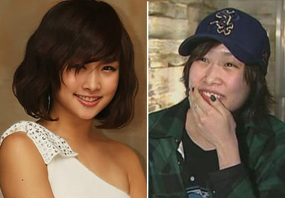 ▲ 카라 니콜 화장 전과 후ⓒ&nbsp;자료사진