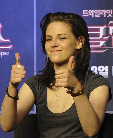 ▲ 영화 '이클립스' 내한 기자회견에 참석한 크리스틴 스튜어트 ⓒ 박지현 기자 