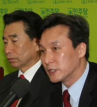 ▲ 김민석 최고위원(오른쪽) ⓒ연합뉴스