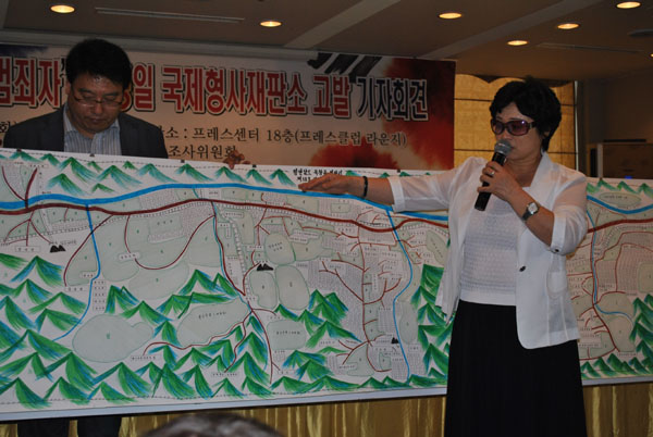 ▲ 탈북자 김혜숙씨는 북한의 정치 수용소인 '북창 18호 관리소'&nbsp;에 대해 설명하고 있다.&nbsp;ⓒ 뉴데일리