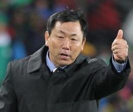 ▲ 북한축구팀&nbsp;김정훈 감독.&nbsp;ⓒ 뉴데일리