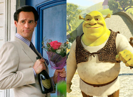 ▲ '필립모리스'의 짐 캐리(좌)와 '슈렉 포에버'의슈렉(우) ⓒ 뉴데일리