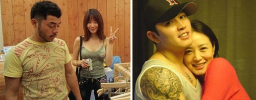 ▲ 김동현-김선영 커플(좌측)과 김혜수-김동희 남매.