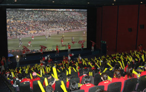 ▲ 월드컵 중계에 나선 극장가가 높은 좌석점유율을 보이며 특수를 누리고 있다 ⓒ 뉴데일리