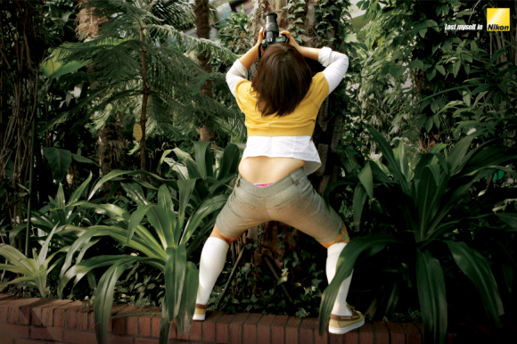 ▲ 우리나라 제일기획의 니콘 DSLR 캠페인 시리즈 중 한편. ⓒ Canne Liones 2010