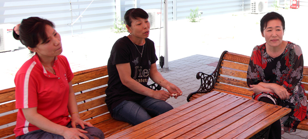 ▲ 경남 창녕군 주민들. 왼쪽부터 전자제품점을 운영하는 강영숙씨, 농사를짓는 조금순씨, 식당을 하는 강봉희 씨. ⓒ 뉴데일리