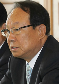 ▲ 박관용 전 국회의장이 25일 오전 국회 귀빈회관에서 열린 국민통합포럼 초청 간담회에서 인사말을 하고 있 ⓒ 뉴데일리