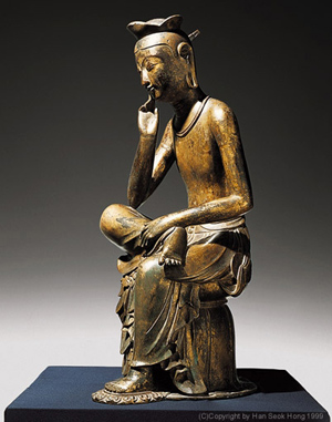 ▲ 국보 금동미륵보살반가사유상 ⓒ 자료사진