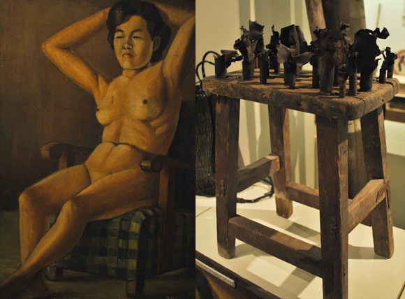 ▲ 총알 탄피 등을 활용한 예술작품&nbsp;ⓒ 뉴데일리