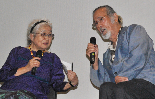 ▲ 영화 '라쇼몽' 스크립터 노가미 데루요(좌)와 배우 나카다이 다츠야(우) ⓒ 뉴데일리