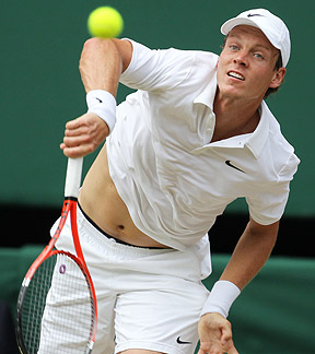 ▲ 2010윔블던 테니스대회 최대 이변의 주인공. 황제 페더러와 3위 조코비치를&nbsp;연파하고 결승에 오른 체코선수 베르디흐.(espn)