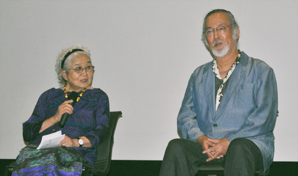 ▲ 노가미 데루요 여사(좌)가 