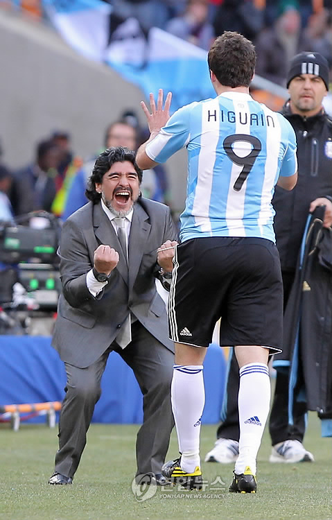 ▲ 아르헨티나 대표팀 감독 디에고 마라도나 ⓒ&nbsp;연합뉴스